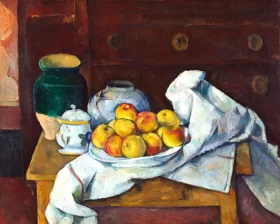 Still Life with Commode by Paul Cezanne