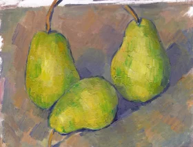 Three Pears by Paul Cezanne