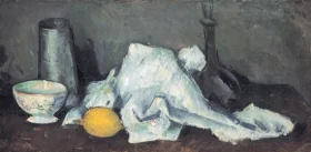 Milk-Jug and Lemon 1879 by Paul Cezanne