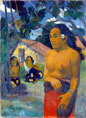 E Haere Oe I Hia (Where are you Going?), 1892 by Paul Gauguin