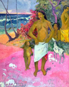 A Walk By the Sea by Paul Gauguin A Walk By the Sea by Paul Gauguin