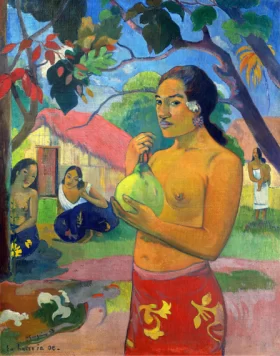 Eu Haere Ia Oe (Where are you Going), 1893 by Paul Gauguin Eu Haere Ia Oe (Where are you Going), 1893 by Paul Gauguin