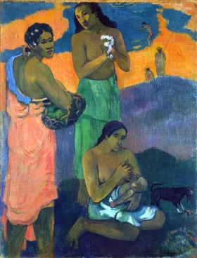Maternity, or Three Women on the Seashore by Paul Gauguin