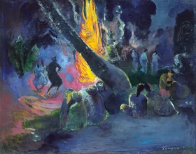 Upa Upa (The Fire Dance) by Paul Gauguin Upa Upa (The Fire Dance) by Paul Gauguin