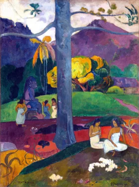 Mata Mua (In Olden Times) by Paul Gauguin Mata Mua (In Olden Times) by Paul Gauguin