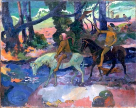 The Ford (The Flight) by Paul Gauguin The Ford (The Flight) by Paul Gauguin