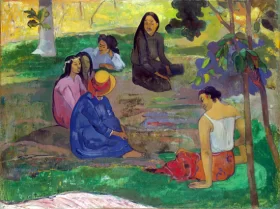 Les Parau Parau (The Gossipers) by Paul Gauguin Les Parau Parau (The Gossipers) by Paul Gauguin
