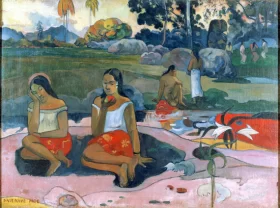 Nave Nave Moe (Sacred Spring-Sweet Dreams) by Paul Gauguin Nave Nave Moe (Sacred Spring-Sweet Dreams) by Paul Gauguin
