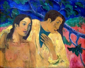 Escape (Tahiti Idyll) by Paul Gauguin Escape (Tahiti Idyll) by Paul Gauguin