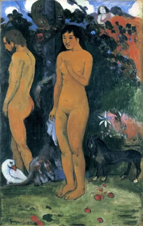 Adam and Eve by Paul Gauguin Adam and Eve by Paul Gauguin