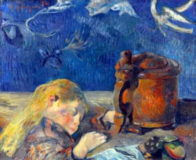 Clovis Sleeping, 1884 by Paul Gauguin Clovis Sleeping, 1884 by Paul Gauguin
