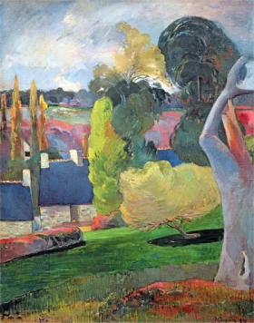 Paysage De Bretagne (1894) by Paul Gauguin Paysage De Bretagne (1894) by Paul Gauguin