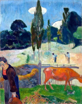 The Red Cow by Paul Gauguin The Red Cow by Paul Gauguin