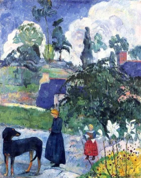 Among the Lilies by Paul Gauguin Among the Lilies by Paul Gauguin