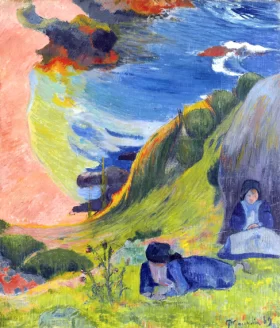 Au Dessus De La Mer by Paul Gauguin Au Dessus De La Mer by Paul Gauguin