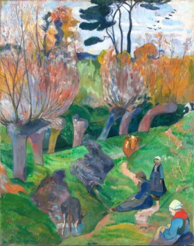 Brittany Landscape with Cows by Paul Gauguin Brittany Landscape with Cows by Paul Gauguin