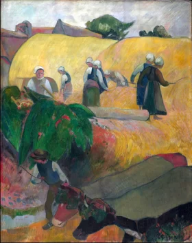 The Haystacks by Paul Gauguin The Haystacks by Paul Gauguin