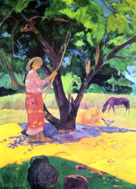 Meu Taporo (The Lemon Picker) by Paul Gauguin Meu Taporo (The Lemon Picker) by Paul Gauguin