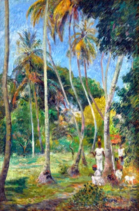 Chemin Sous Les Palmiers by Paul Gauguin Chemin Sous Les Palmiers by Paul Gauguin