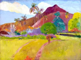 Tahitian Landscape by Paul Gauguin Tahitian Landscape by Paul Gauguin