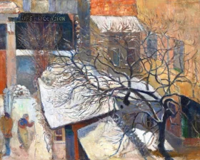 Paris in the Snow by Paul Gauguin Paris in the Snow by Paul Gauguin