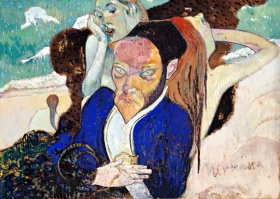 Nirvana, Portrait of Jacob Meyer De Haan by Paul Gauguin Nirvana, Portrait of Jacob Meyer De Haan by Paul Gauguin