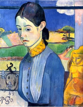 Young Breton Woman by Paul Gauguin Young Breton Woman by Paul Gauguin