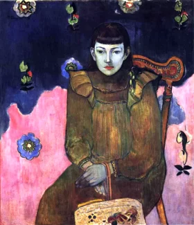 Portrait of a Young Woman. VaïTe (Jeanne) Goupil by Paul Gauguin Portrait of a Young Woman. VaïTe (Jeanne) Goupil by Paul Gauguin