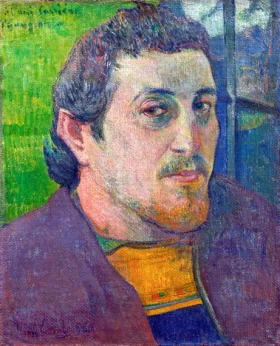 Self Portrait Dedicated to CarrièRe by Paul Gauguin Self Portrait Dedicated to CarrièRe by Paul Gauguin