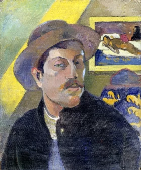 Self Portrait with a Hat by Paul Gauguin Self Portrait with a Hat by Paul Gauguin