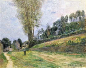 Street in Rouen by Paul Gauguin Street in Rouen by Paul Gauguin
