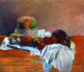 Fruits and Knife by Paul Gauguin Fruits and Knife by Paul Gauguin