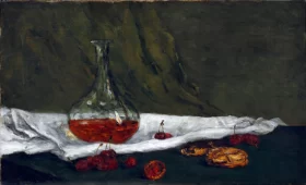Cherries and Carafe by Paul Gauguin Cherries and Carafe by Paul Gauguin