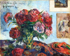 Still Life with Peonies by Paul Gauguin Still Life with Peonies by Paul Gauguin