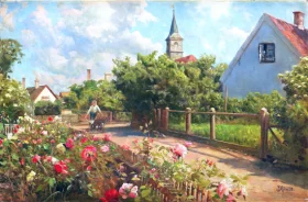 The Gardener by Peder Mørk Mønsted