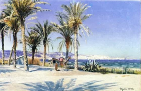On the Banks of the Nile by Peder Mørk Mønsted On the Banks of the Nile by Peder Mørk Mønsted