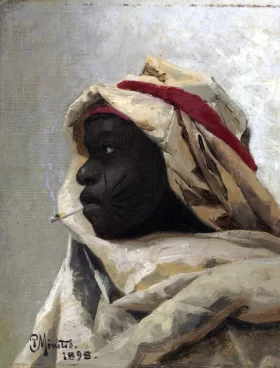The Smoking Moor 1898 by Peder Mørk Mønsted