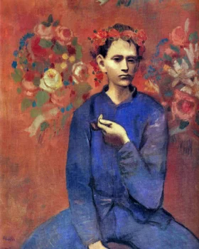 Garçon à la Pipe by Pablo Picasso (inspired)