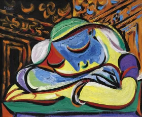 Jeune Fille Endormie by Pablo Picasso (inspired)