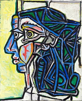 Tête De Femme by Pablo Picasso (inspired)