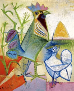 The Cock of the Liberation by Pablo Picasso (inspired)