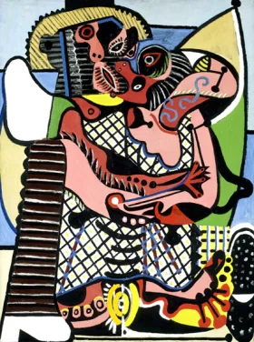 The Kiss by Pablo Picasso (inspired)