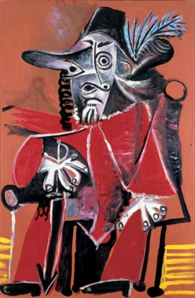 The Musketeer by Pablo Picasso (inspired)