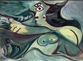 Bañista (Bathing) by Pablo Picasso (inspired)