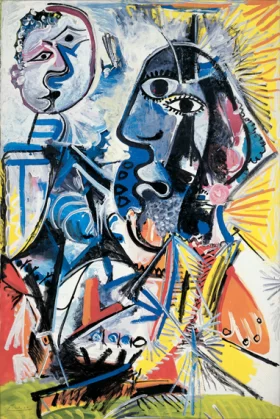Big Heads by Pablo Picasso (inspired)