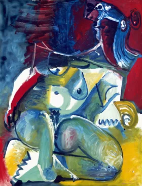 Femme Nue by Pablo Picasso (inspired)