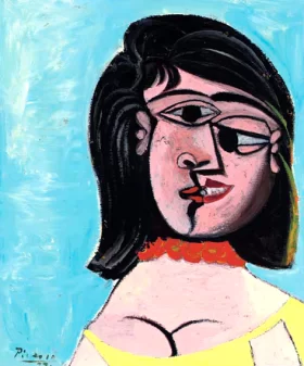 Tête De Femme (Dora Maar) by Pablo Picasso (inspired)