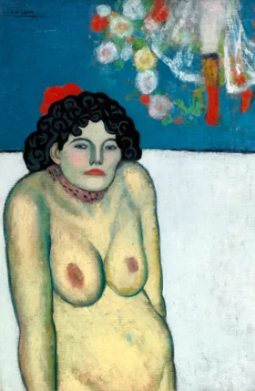Nightclub Singer by Pablo Picasso (inspired)