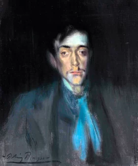 Portrait D'angel Fernández De Soto by Pablo Picasso (inspired)