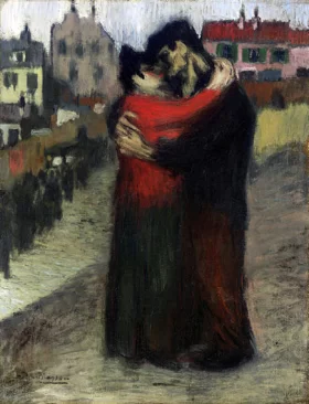Les Amants Dans la Rue by Pablo Picasso (inspired)